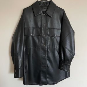 BCBG 100% genuine leather jacket